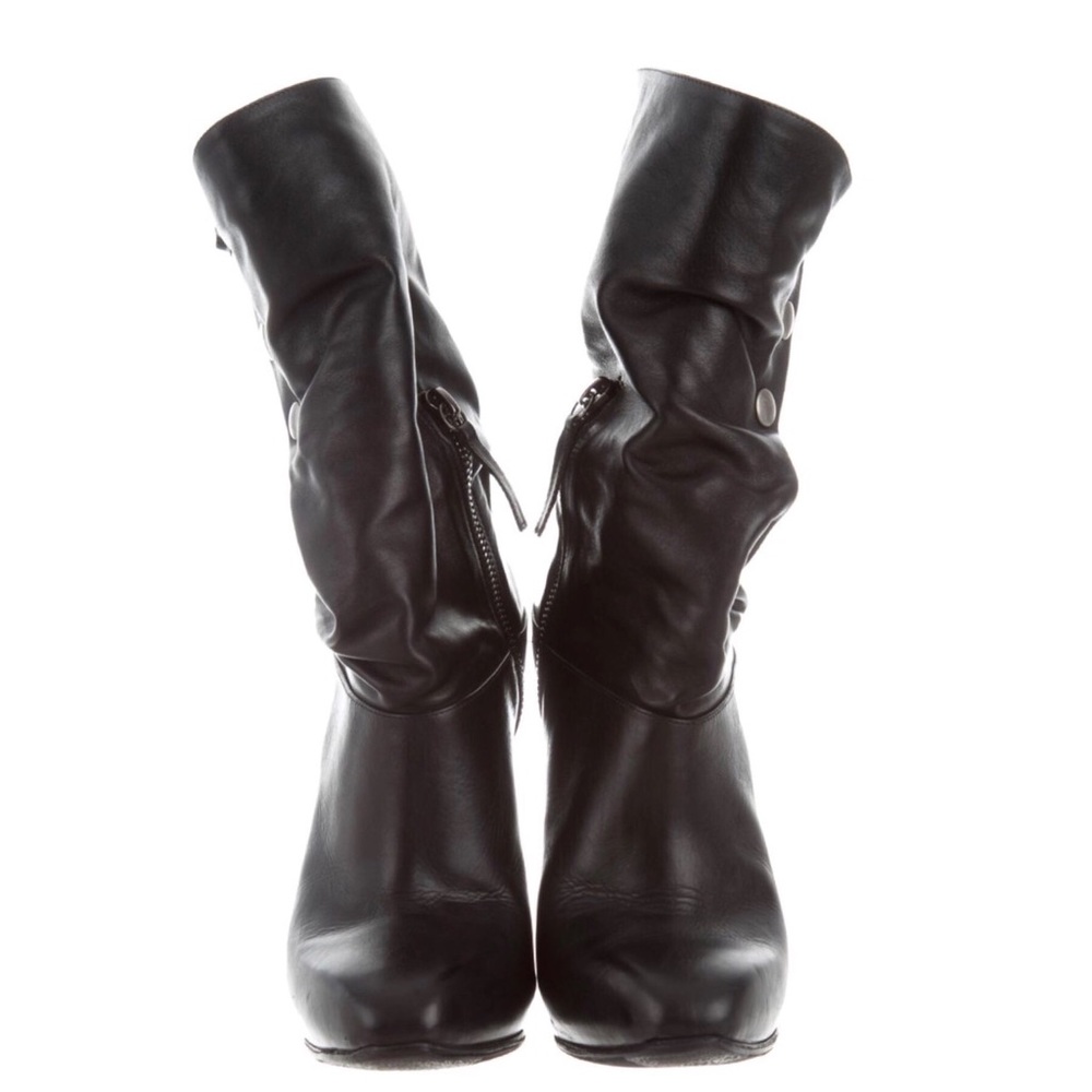 ❌SOLD❌ Alexander McQueen Leather Snap Boots - Picture 3 of 8